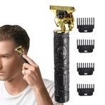 Erkekler için Saç Kesme Makinesi - T-Blade Düzeltici Sıfır Aralıklı 4 Limitli Taraklı Sakal Tıraş Makinesi,Kafa, Sakal ve Vücut Bakımı için Kablosuz Saç Kesme ve Düzeltme Seti Wekijau