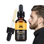 Erkekler için Sakal Yağı | Nemlendirici Doğal Erkek Sakal Yağı Özü | 30ml Sakal Yumuşatıcı Nemlendirici, Sakal Kremi, Sakal Bıyığını Yumuşatır ve Güçlendirir Honhoha