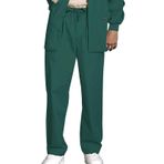 Erkekler için Tıbbi Kargo Pantolonları İş Kıyafetleri Orijinalleri, Erkekler için Fermuar Fly Scrubs 4000, Avcı, 5XL Büyük