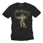 Erkekler için Vintage Angel Tişörtü ANGEL BANG BANG Siyah Beden XXXL