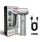 Erkekler İçin Yüzen Arklı Elektrikli Tıraş Makinesi, 3 Bıçak, 9000 Rpm, Manyetik Başlık, 1 Saat Hızlı Şarj Tip C 60 Gün Ömürlü, Ipx7 Su Geçirmez, Cilt Dostu Bıçak