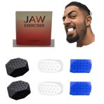 Erkekler Kadınlar için Çene Egzersizi-6 adet Güçlü Çene Eğitmeni Silikon Yüz Çiğneme Jawline Şekillendirici ve Güçlendirici, Çene Toner Tabletleri, Çene Hattı Sakız, Çift Çene Redüktör Eliminatör,