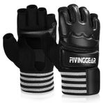 Erkekler ve kadınlar için boks eldiveni, MMA Muay Thai Kickboks eldiveni, boks torbası, eldiven, karate eldiveni, yarım parmak, tekvando, idman eldiveni (XL)