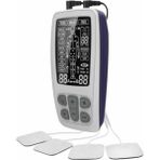 Erkentmed Roovjoy Beyaz Şarj Edilebilir Tens Ems Masaj Cihazı Aleti +4 Ped (Bataryalı) R-C4A Özellikli