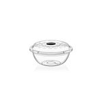Erkoç E101 34 Cm 7.5 Lt Poly Time Şeffaf Kapaklı Leğen
