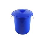 Erkoç E580 50 lt Plastik Battal Telli Çöp Varili