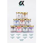 ERKON KİMYA PİGMENT 9'lu Sedefli Metalik toz boya Seti Beyaz/Gri/Kahve/Pembe/Yeşil/Bakır/Mavi/Mor/AltınSarı Epo