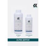 Erkon Kimya Ultra Şeffaf Hızlı Hobby Epoxy Epoksi Reçine Ince Döküm Fast 750 G