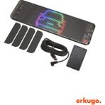 Erkugo Telefon App Kontrollü Programlanabilir Araba LED Ekranı, Uzaktan Kumandalı Kayan Yazı Emoji LED