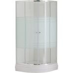 Erl 109 90X90 Çok Çizgili Duş Kabin+Duş Teknesi