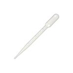 Erlab 100 Adet Şeffaf Plastik Pastör Pipet - 3 ml, Kilitli Poşet ve Kapağı ile