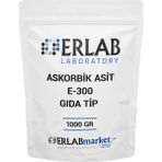 Erlab Askorbik Asit C Vitamini E300 (Gıda Tip) 1 Kg.