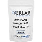Erlab Sitrik Asit Monohidrat E-330 (Limon Tuzu) - 500 gr
