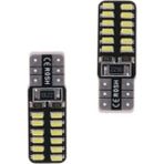 Erlight T10 Dipsiz W5W 24 LED Beyaz Park Ampulü 2ADET Güçlü Işık