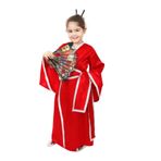 Erlina Kız Çocuklarına Özel Japon Kimono Kostümü, Rengarenk Kimono Kıyafeti