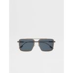 Ermenegildo Zegna (EZ0257-37V) 56 | Unisex Lacivert Güneş Gözlüğü