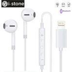 Ermer Iphone 14 Promax / 14 Pro / 14 Plus / 14 Serileri Için Lightning Girişli Mikrofonlu Kulakiçi Kablolu Kulaklık - Beyaz