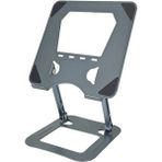 Ermer Metal Laptop Notebook Standı Açı ve Yükseklik Ayarlı Alüminyum Stant Macbook - Gri