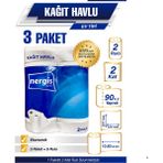 Ermet Ev Tipi Kağıt Havlu 3 Paket 6 Rulo - Beyaz