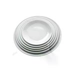 Ermiya 869288212218 Melamin 12 Adet Termostar Koni Hitit Kabap Lahmacun Için Servis Tabak Çeşitleri 25 Cm