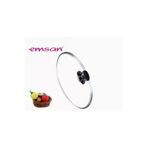 Ermiya 869869547410 Sahan Tava Tencere İçin Temperli Cam Kapak 14 Cm