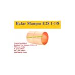 Ermiya 869tsst920869 Bakır Manşon-Klima-Soğutma-Tesisat 28Mm-E28-1-1/8 Tesisat Malzemeleri