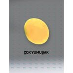 ERMÖZTÜRK MEDİKAL Sarı(Çok Yumuşak)El Bilek Parmak Güçlendirme Egzersiz Topu - Silikon Stres Topu Parmak Güçlendirme Topu