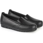 Ern Shoes İçi Hakiki Dei Tam Ortopedik Topuk Destekli Anne Ayakkabısı - Siyah