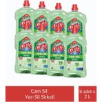 Ernet Camsil Yer-Sil Sirkeli 2 Lt x 8 Adet - Yeşil