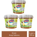 Ernet Sıvı Arap Sabunu Kase 500 gr x 3 Adet - Beyaz