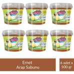 Ernet Sıvı Arap Sabunu Kase 500 gr x 6 Adet - Beyaz