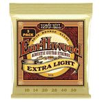 Ernie Ball Akustik Gitar Telleri - Extra Light 80/20 Bronze, 10-50 tel kalınlığı