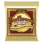 Ernie Ball Custom Light Earthwood 80/20 Bronz 12 Telli Akustik Gitar Telleri 10-48 Kalınlık