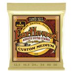 Ernie Ball Custom Medium Earthwood 80/20 Bronz Akustik Gitar Telleri 12.5-56 Kalınlık - 3'lü Paket