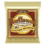 Ernie Ball Custom Medium Earthwood 80/20 Bronz Akustik Gitar Telleri 12.5-56 Kalınlık