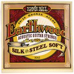 Ernie Ball Earthwood İpek ve Çelik Yumuşak Akustik Gitar Telleri, 80/20 bronz, ölçü 11-52