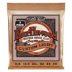 Ernie Ball Earthwood Özel Hafif Fosfor Bronz Akustik Gitar Telleri 3'lü Paket - 11.5-54 Kalınlık