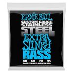 Ernie Ball Ekstra Slinky Paslanmaz Çelik Elektrik Bas Telleri, Ölçü 40-95
