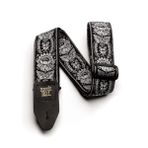 Ernie Ball Jacquard Weave Gitar Askısı Kalıbı: Silver Orleans (gümüş-siyah)