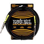 ERNIE BALL Klasik Sessiz Enstrüman Kablosu 18Ft - Siyah