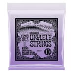 Ernie Ball Konseri/Tenor Siyah Naylon Bilyalı Uçlu Ukulele Yaylıları w/Wound G
