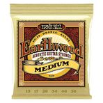 Ernie Ball Medium Earthwood 80/20 Bronz Akustik Gitar Telleri 13-56 Kalınlık