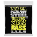 Ernie Ball Normal Slinky Paslanmaz Çelik Elektrik Bas Telleri, Ölçü 50-105