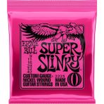 Ernie Ball P02223 Super Slinky 09-42 Nickel Wound Elektro Gitar Teli Made in USA