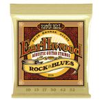 Ernie Ball Rock and Blues Plain G Earthwood 80/20 Bronz Akustik Gitar Telleri 10-52 Kalınlık