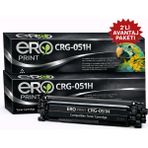 Ero Print CRG-051H / Canon I-Sensys MF-264DW Muadil Toner - 2'li Avantaj Paket