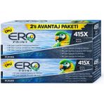 Ero Print Hp 415X - W2030X Muadil Toner - 7500 Sayfalık Çipli Siyah Toner - 2'li Avantaj Paket