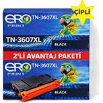 Ero Print TN-3607XL / Brother MFC-L6910DN Çipli Muadil Toner - 2'li Avantaj Paket