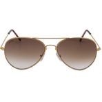 Eroe E101 Metal Damla Model Gold Kahverengi Degrade Unisex Güneş Gözlüğü C4 CAT.2