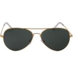 Eroe E101 Metal Damla Model Gold Yeşil Unisex Güneş Gözlüğü C3 CAT.3